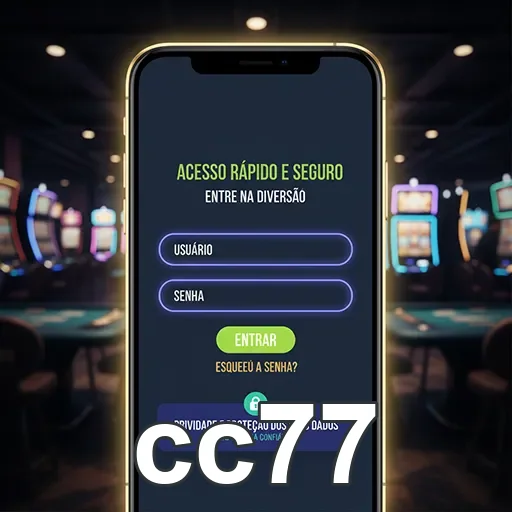 Jogador feliz recebendo oferta relâmpago no cc77